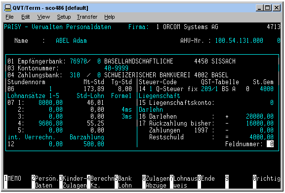Ed Borchert Advies B.V. / K. Ebneter  -  Windows interface