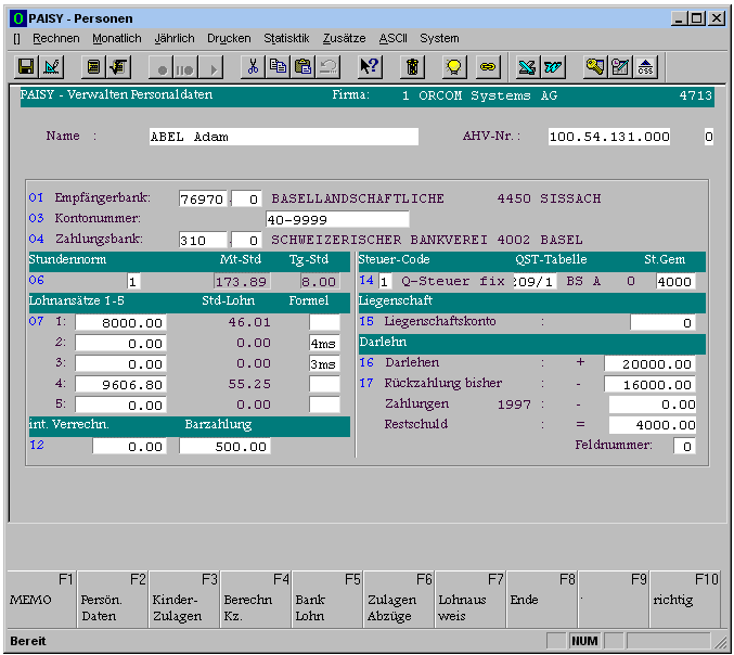 Ed Borchert Advies B.V. / K. Ebneter  -  Windows interface